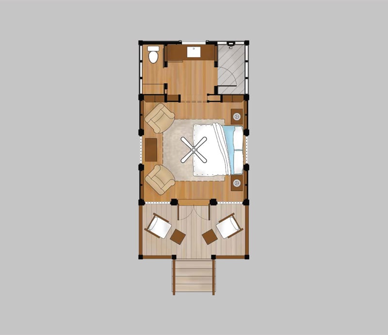 Cottage floorplan